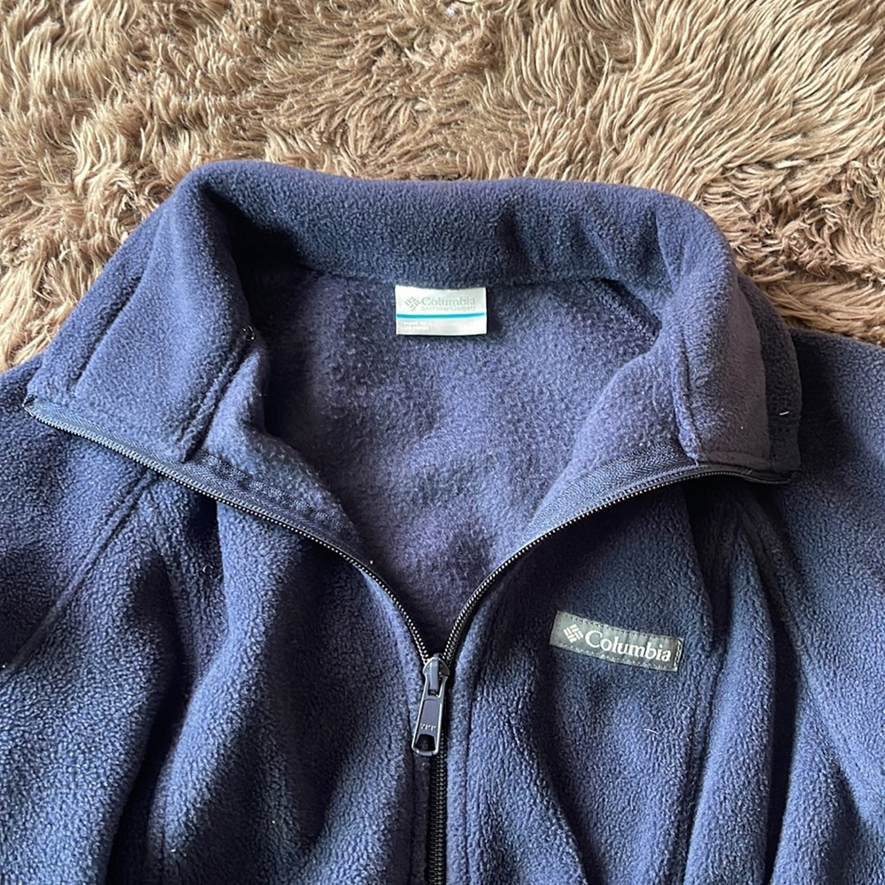 Dark blue Columbia fleece - Picture 5 of 6